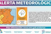 Rige un alerta naranja por tormentas para Maipú