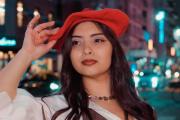 Amorina Alday llega a General Guido para presentar su nueva cumbia campera