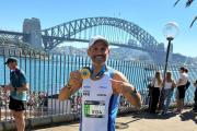 Andrés Bonavita llevó a Maipú a la Maratón de Sídney y completó su quinta carrera de 42 kilómetros