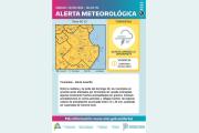 Alerta amarilla por tormentas para este domingo en la provincia de Buenos Aires