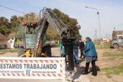 Avanza la repavimentación de la avenida San Martín