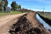 Realizaron trabajos de mantenimiento en el camino a La Flora