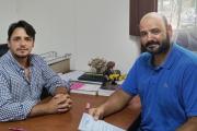 Fabio Salomón y Emiliano Albaitero repasaron los proyectos de La Libertad Avanza en el Concejo Deliberante