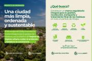 El Ejecutivo Municipal presentó un proyecto para regular la gestión de residuos en Maipú y las localidades del partido