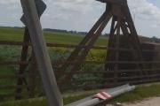 Puente La Posta: una obra millonaria sin terminar y el paso cerrado al tránsito