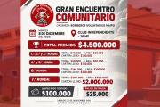 Bomberos Voluntarios organiza un bingo con premios de hasta $2 millones