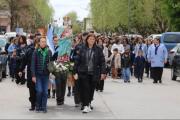 Maipú acompañó la procesión en honor a Nuestra Señora del Rosario