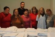 El Taller Municipal de Costura confeccionó y donó sábanas para el Hospital Municipal