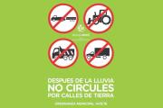 Caminos rurales: recuerdan las restricciones para vehículos pesados