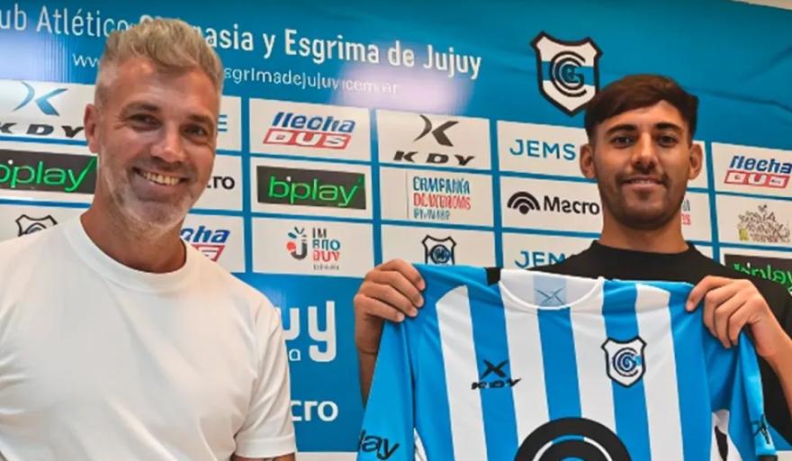 Octavio Bianchi habló de su presente en Gimnasia y Esgrima de Jujuy: “Estoy convencido de que va a ser un gran año”