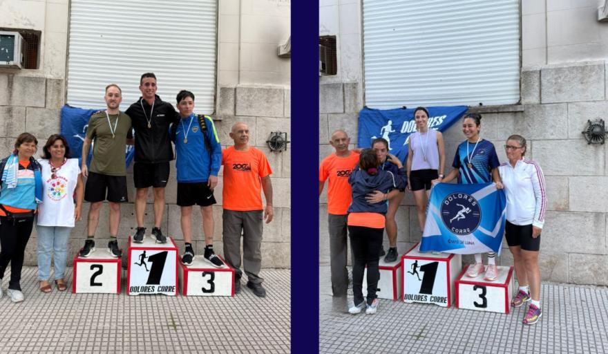 Atletas de Los Guerreros se destacaron en la carrera solidaria “Dolores Corre”