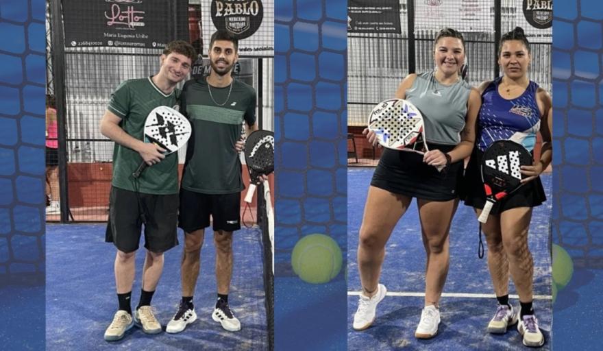 Aguirre y González campeonas en Suma 11 damas y Togni-Calderón se quedaron con cuarta caballeros