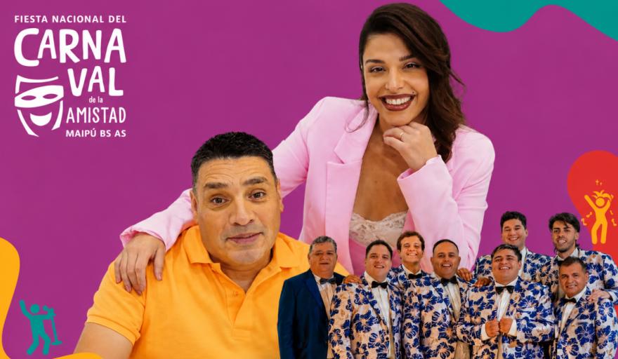 El Carnaval de la Amistad confirmó a Los Palmeras y a LBC junto a Euge Quevedo para su edición 2027