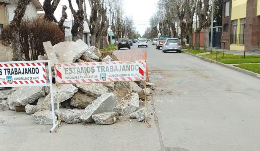 Informan cortes de tránsito por obras en distintos sectores de Maipú