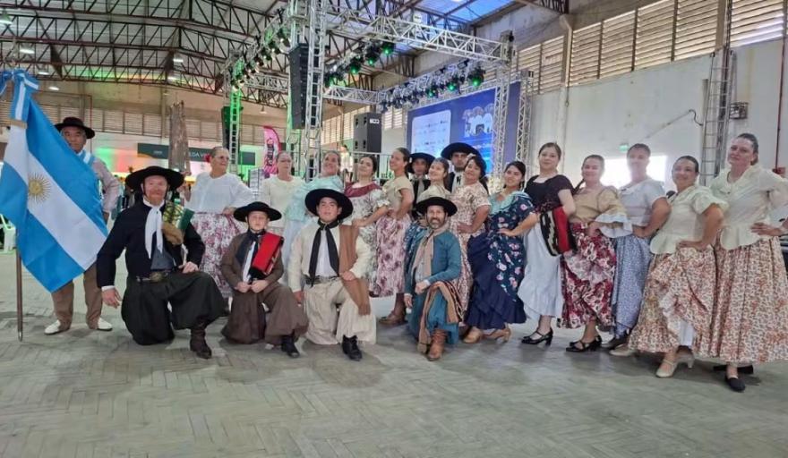 Jirón Gaucho representó a General Madariaga en una expoferia de Brasil