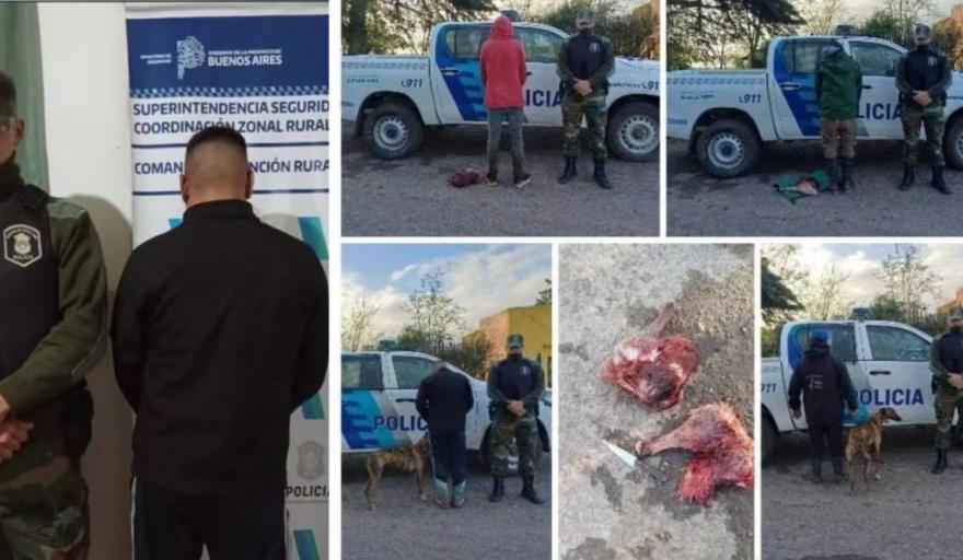 Cuatro hombres fueron interceptados por caza furtiva y uno tenía pedido de captura